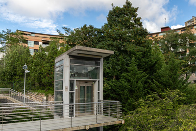 ascensor de cristal